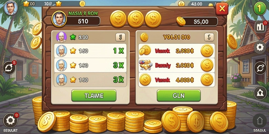 Berbagai pilihan tema permainan slot yang menarik.