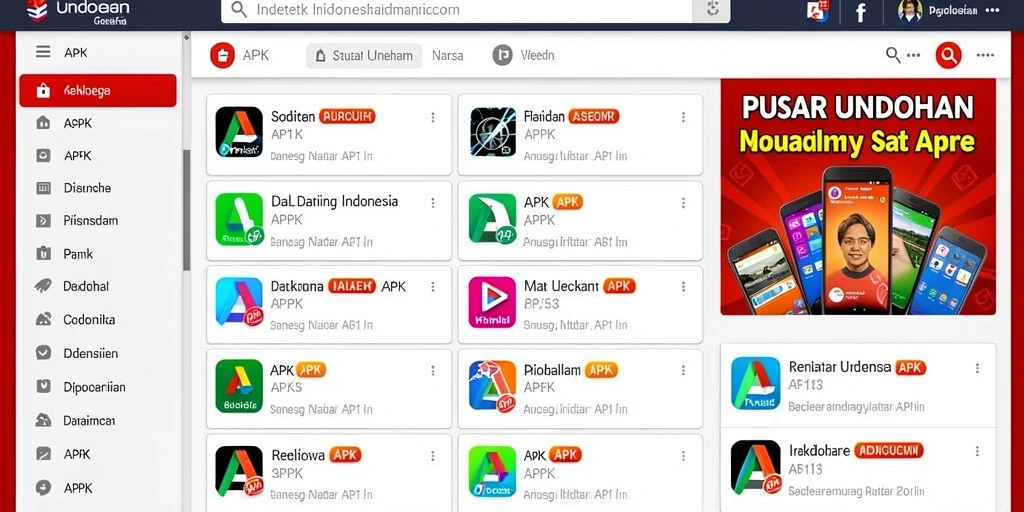 Menu permainan yang mudah dinavigasi.