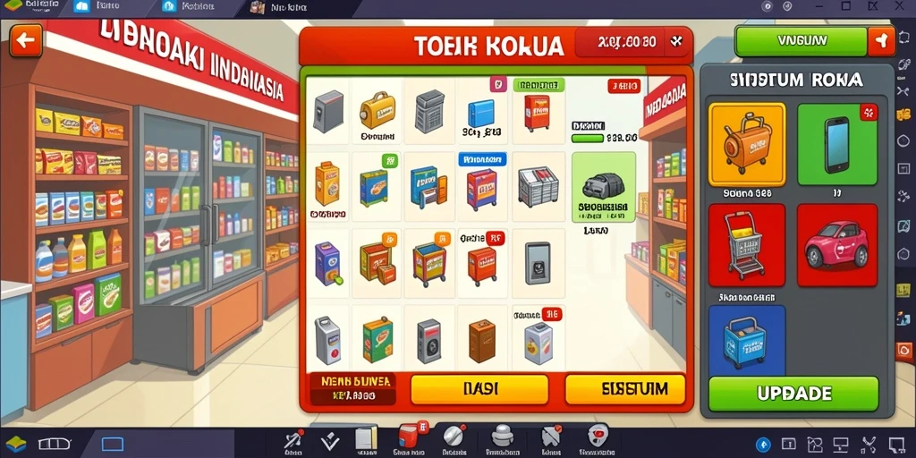 Tantangan seru di setiap level permainan.
