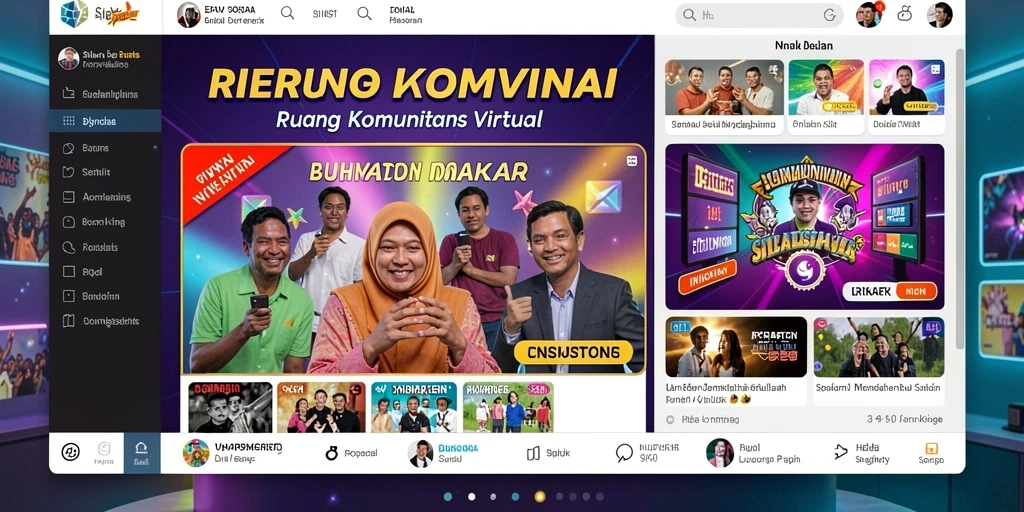 Komunitas aktif yang siap membantu para pemain.